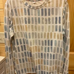 Women's Long Sleeve Abstract Top